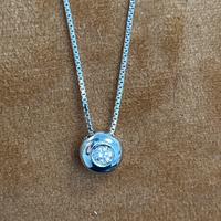 Collana con diamante