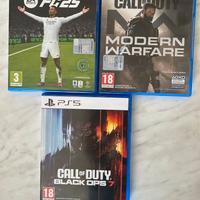 Tre giochi PlayStation