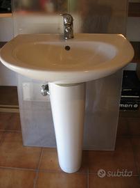 Lavandino e basamento mod Erika (smontato mai usat