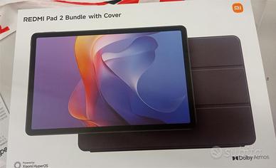 Tablet XIAOMI Redmi Pad 2, Android con cover NUOVO