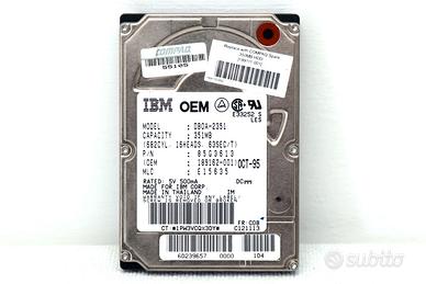 Hard Disk 2.5" 351 Mb IDE - IBM DBOA-2351