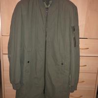 Giubbotto giacca militare mimetica verde taglia S