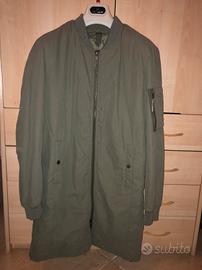 Giubbotto giacca militare mimetica verde taglia S