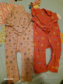 Pigiami interi 12-18 mesi