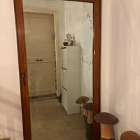 Specchiera grande in legno – da armadio antico