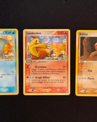 Pokemon cards EX EMERALD
