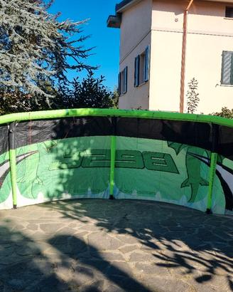 Set Kitesurf Completo: Ala Best Waroo 9m² + Barra 