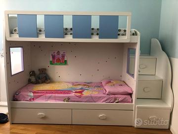 LETTO A CASTELLO COSÌ COME IN FOTO
