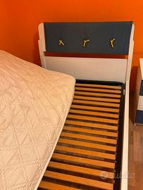 Letto+materasso+comodino