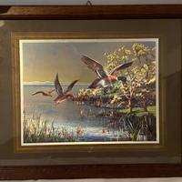 Quadri con cornice in legno