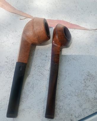 2 Pipe vintage materiale buono 