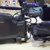Videocamera sony con obiettivo canon KH13X4.5 KRS