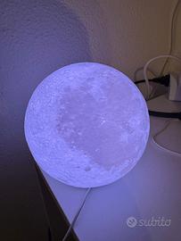 Lampada decorativa a forma di Luna LED