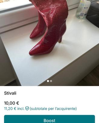 Stivali rossi