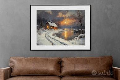 arte moderna - irina collins - snowy landscape 