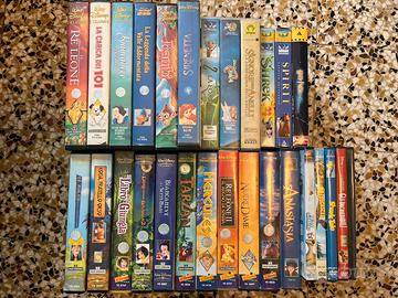 Cassette cartoni Disney/DreamWorks VHS (3€ una)