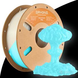 Filamento Eryone (eSun) PLA Fosforescente Azzurro