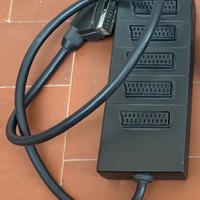 Multipresa ciabatta presa multipla scart 5 posti