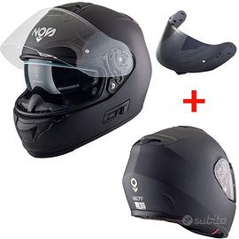 CASCO INTEGRALE MOTO NOS FIBRA VETRO VISIERA FUME