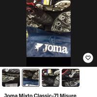 Scarpe calcio bambino e junior joma