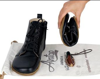 Barefoot scarpe di pelle fatte a mano