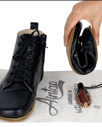 Barefoot scarpe di pelle fatte a mano