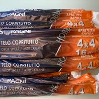 12 Teli copritutto nylon 4x4 mt