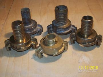 Attacchi rapidi in ottone per tubi in gomma