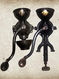 Due macina caffe antichi Philadelphia n.0 e 00