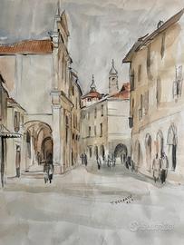 Teonesto Deabate, acquerello 1952