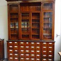CASSETTIERA LIBRERIA ANTICA FARMACIA