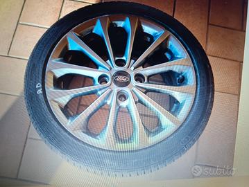  Cerchi in lega Ford Fiesta e 3 gomme