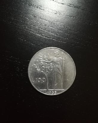 100 lire minerva 1955
