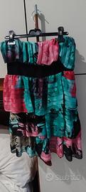 Vestito Minidress Multicolor Balze Uiki