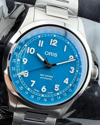 Oris Big Crown Pointer Date turchese - Nuovo