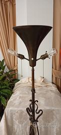 🕯️ Lampada/Supporto in ferro battuto vintage 