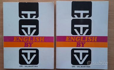Libri English by TV (Rai-Bbc) vintage 1972