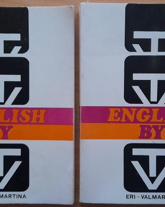 Libri English by TV (Rai-Bbc) vintage 1972