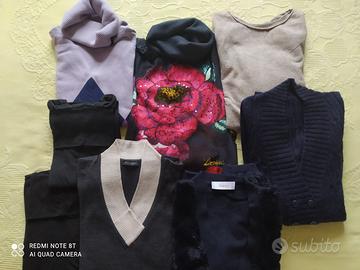 Stock maglie invernali donna firmate misura S-M
