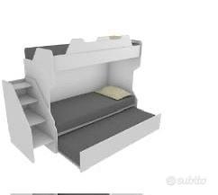 Letto a 3 posti per bimbo
