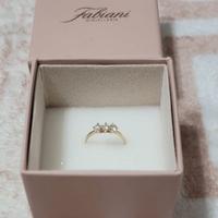 Anello trilogy in oro giallo 9 carati  