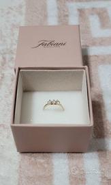 Anello trilogy in oro giallo 9 carati  