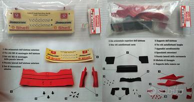 Kyosho Ferrari F2004 1/8 DeA Lotto Ricambi carrozz