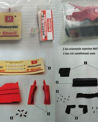 Kyosho Ferrari F2004 1/8 DeA Lotto Ricambi carrozz