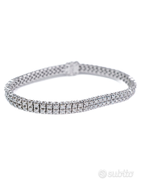 Bracciale tennis oro e diamanti