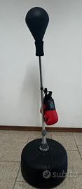 Boxe-Punching ball con base zavorrabile nero