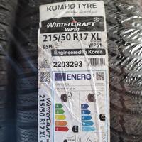 2 Gomme invernali Kumho 215/50 R17
