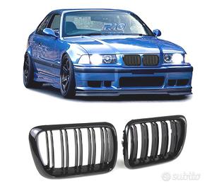 GRIGLIA DOPPIA BMW E36 91-96 NERO LUCIDO