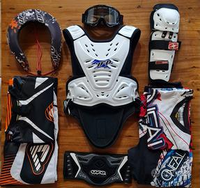 protezioni abbigliamento motocross enduro