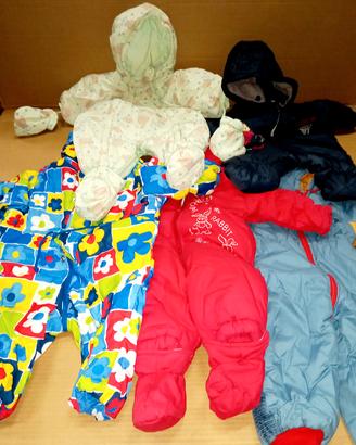 Lotto tutine neve bimbi (5pz)